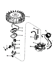 Magneto (Phelon F-3220-G) parts for Craftsman Lawn & Garden Engine 143102070 from AppliancePartsPros.com