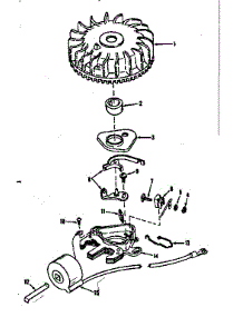 Magneto (Tecumseh No.5000) parts for Craftsman Lawn & Garden Engine 143102072 from AppliancePartsPros.com