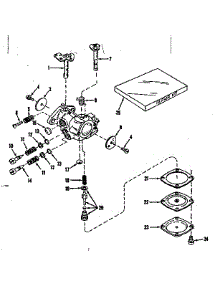 Carburetor No.30119 parts for Craftsman Lawn & Garden Engine 143102091 from AppliancePartsPros.com