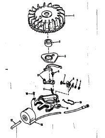 Magneto (Tecumseh No.5000) parts for Craftsman Lawn & Garden Engine 143102100 from AppliancePartsPros.com