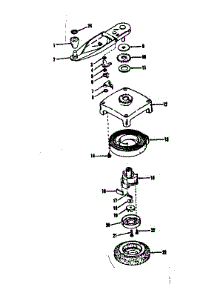 Self Starter No.29295 parts for Craftsman Lawn & Garden Engine 143102101 from AppliancePartsPros.com