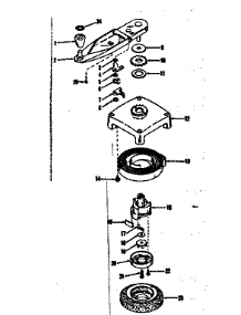 Self Starter No.30135 parts for Craftsman Lawn & Garden Engine 143102121 from AppliancePartsPros.com
