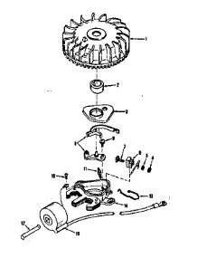 Magneto. (Tecumseh No.5000) parts for Craftsman Lawn & Garden Engine 143102130 from AppliancePartsPros.com