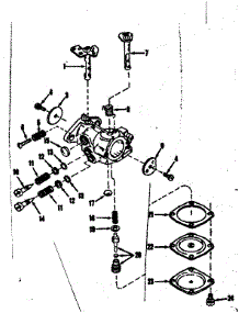 Carburetor No.30119 (Power Products) parts for Craftsman Lawn & Garden Engine 143102132 from AppliancePartsPros.com