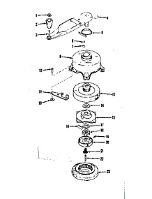 Ratchet Self Starter No. 30067 parts for Craftsman Lawn & Garden Engine 143102151 from AppliancePartsPros.com