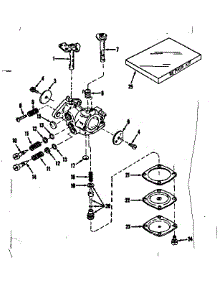 Carburetor No. 30119 (Power Products) parts for Craftsman Lawn & Garden Engine 143102160 from AppliancePartsPros.com