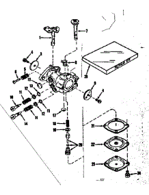 Carburetor No. 30119 (Power Products) parts for Craftsman Lawn & Garden Engine 143102172 from AppliancePartsPros.com