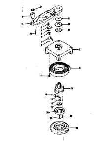 Self Starter No. 30135 parts for Craftsman Lawn & Garden Engine 143102172 from AppliancePartsPros.com