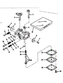Carburetor No. 30119 parts for Craftsman Lawn & Garden Engine 143102190 from AppliancePartsPros.com