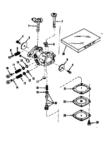 Carburetor No. 30119 parts for Craftsman Lawn & Garden Engine 143102200 from AppliancePartsPros.com