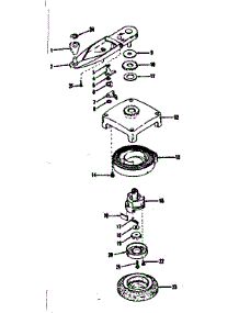 Self Starter No. 29362 parts for Craftsman Lawn & Garden Engine 143102200 from AppliancePartsPros.com