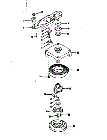 Self Starter No. 29295 parts for Craftsman Lawn & Garden Engine 143102220 from AppliancePartsPros.com