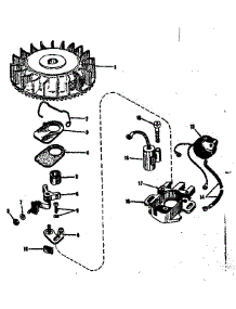 Magneto (Phelon F.3220.M3) parts for Craftsman Lawn & Garden Engine 143102221 from AppliancePartsPros.com
