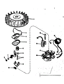 Magneto (Phelon F-3220-M3) parts for Craftsman Lawn & Garden Engine 143102231 from AppliancePartsPros.com