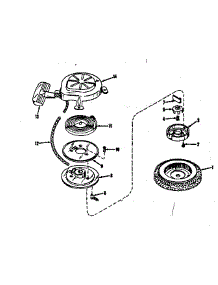 Starter No. 29224 parts for Craftsman Lawn & Garden Engine 143102311 from AppliancePartsPros.com