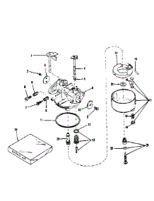 Carburetor (Lmg-132) parts for Craftsman Lawn & Garden Engine 14310250 from AppliancePartsPros.com