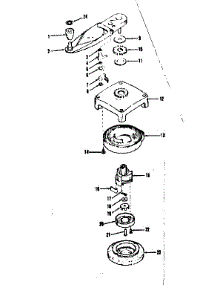 Self Starter No. 29295 parts for Craftsman Lawn & Garden Engine 14310250 from AppliancePartsPros.com