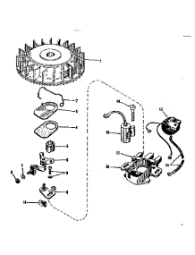 Magneto (Phelon F-3220-G) parts for Craftsman Lawn & Garden Engine 14310300 from AppliancePartsPros.com
