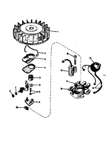Magneto (Phelon F-3220-G) parts for Craftsman Lawn & Garden Engine 143103011 from AppliancePartsPros.com