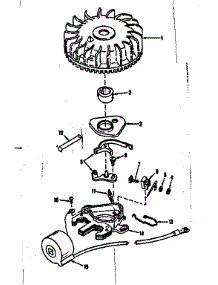 Magneto (Tecumseh No.5000) parts for Craftsman Lawn & Garden Engine 143103012 from AppliancePartsPros.com