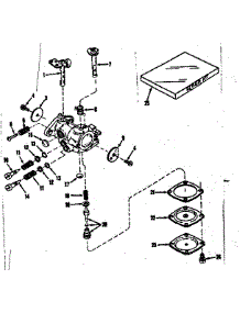 Carburetor No.30119 (Power Products 0234-14) parts for Craftsman Lawn & Garden Engine 143103012 from AppliancePartsPros.com