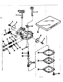 Carburetor No. 30119 (Power Products #0234-14) parts for Craftsman Lawn & Garden Engine 143103020 from AppliancePartsPros.com