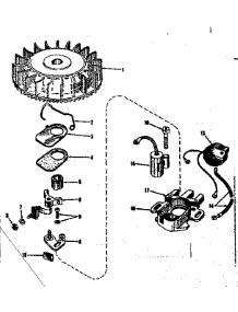 Magneto (Phelon F-3220-M3) parts for Craftsman Lawn & Garden Engine 143103061 from AppliancePartsPros.com