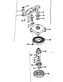 Self Starter No.30135 parts for Craftsman Lawn & Garden Engine 143103061 from AppliancePartsPros.com