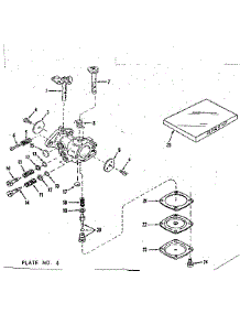 Carburetor No. 30119 (Power Products #0234-14) parts for Craftsman Lawn & Garden Engine 143104020 from AppliancePartsPros.com