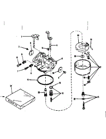 Carburetor No. 29505 (Lmg-141) parts for Craftsman Lawn & Garden Engine 143104030 from AppliancePartsPros.com