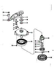 Self Starter No. 29249 parts for Craftsman Lawn & Garden Engine 143104030 from AppliancePartsPros.com