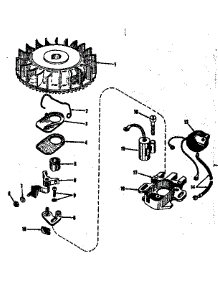 Magneto (Phelon F-3220-H2) parts for Craftsman Lawn & Garden Engine 143104050 from AppliancePartsPros.com