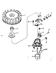 Magneto (Wico Fw-2640) parts for Craftsman Lawn & Garden Engine 143104051 from AppliancePartsPros.com