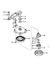 Self Starter No. 29249 parts for Craftsman Lawn & Garden Engine 143104051 from AppliancePartsPros.com