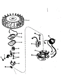 Magneto (Phelon F.3220-M3) parts for Craftsman Lawn & Garden Engine 143104110 from AppliancePartsPros.com