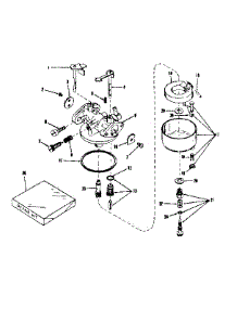 Carburetor No.30514 (Lmb-2) parts for Craftsman Lawn & Garden Engine 143104111 from AppliancePartsPros.com