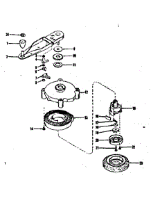 Self Starter No. 29249 parts for Craftsman Lawn & Garden Engine 143104121 from AppliancePartsPros.com