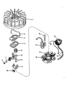 Magneto (Phelon F-4220-H) parts for Craftsman Lawn & Garden Engine 143105020 from AppliancePartsPros.com