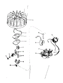 Magneto (Phelon F-4220-H) parts for Craftsman Lawn & Garden Engine 143105030 from AppliancePartsPros.com