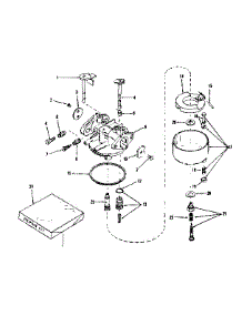 Carburetor No. 29993 (Lmg-154) parts for Craftsman Lawn & Garden Engine 143105031 from AppliancePartsPros.com