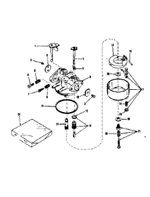 Carburetor No. 29993 parts for Craftsman Lawn & Garden Engine 143105071 from AppliancePartsPros.com