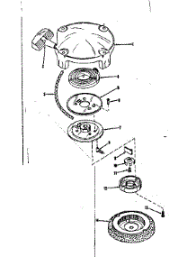 Rewind Starter No. 28319 parts for Craftsman Lawn & Garden Engine 143105090 from AppliancePartsPros.com