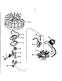 Magneto (Phelon F-4220-H) parts for Craftsman Lawn & Garden Engine 143105091 from AppliancePartsPros.com