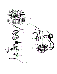 Magneto (Phelon F-4220-H) parts for Craftsman Lawn & Garden Engine 143105100 from AppliancePartsPros.com