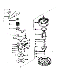 Ratchet Self Starter No. 29750 parts for Craftsman Lawn & Garden Engine 143105100 from AppliancePartsPros.com
