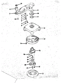 Self Starter No. 29362 parts for Craftsman Lawn & Garden Engine 143106010 from AppliancePartsPros.com