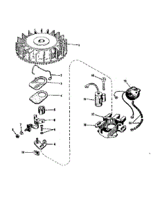 Magneto (Phelon F-3220-G) parts for Craftsman Lawn & Garden Engine 143106011 from AppliancePartsPros.com