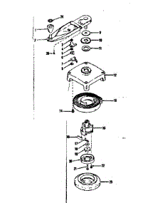 Self Starter No. 29362 parts for Craftsman Lawn & Garden Engine 143106020 from AppliancePartsPros.com