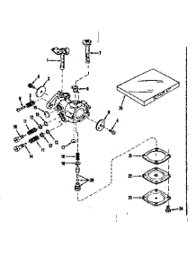 Carburetor No. 30119 parts for Craftsman Lawn & Garden Engine 143106021 from AppliancePartsPros.com