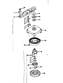 Self Starter No. 29295 parts for Craftsman Lawn & Garden Engine 143106030 from AppliancePartsPros.com